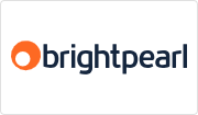 Brightpearl logo on square tile button