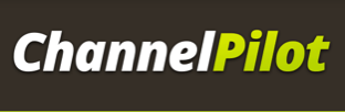 Channel Pilot-Logo auf quadratischer Kachel.