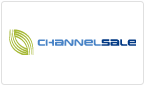 ChannelSale logo on square tile button