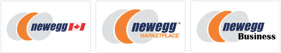 Newegg Canada, Newegg Marketplace und Newegg Business Logos