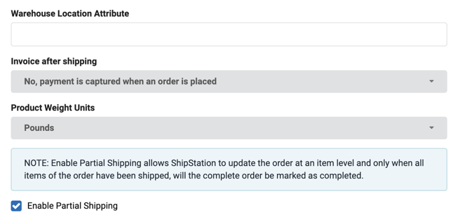 Magento v2 Other Shipping options form.